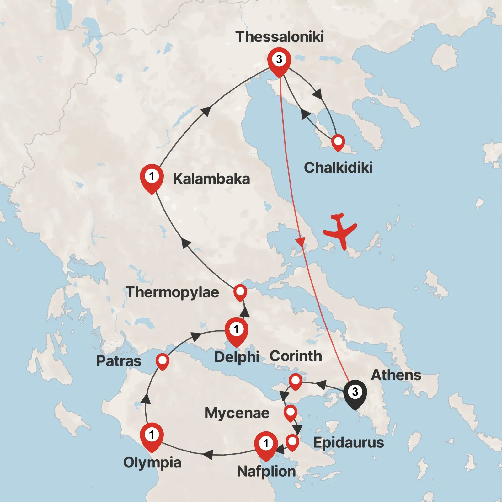 Complete Classical Greece ends Athens